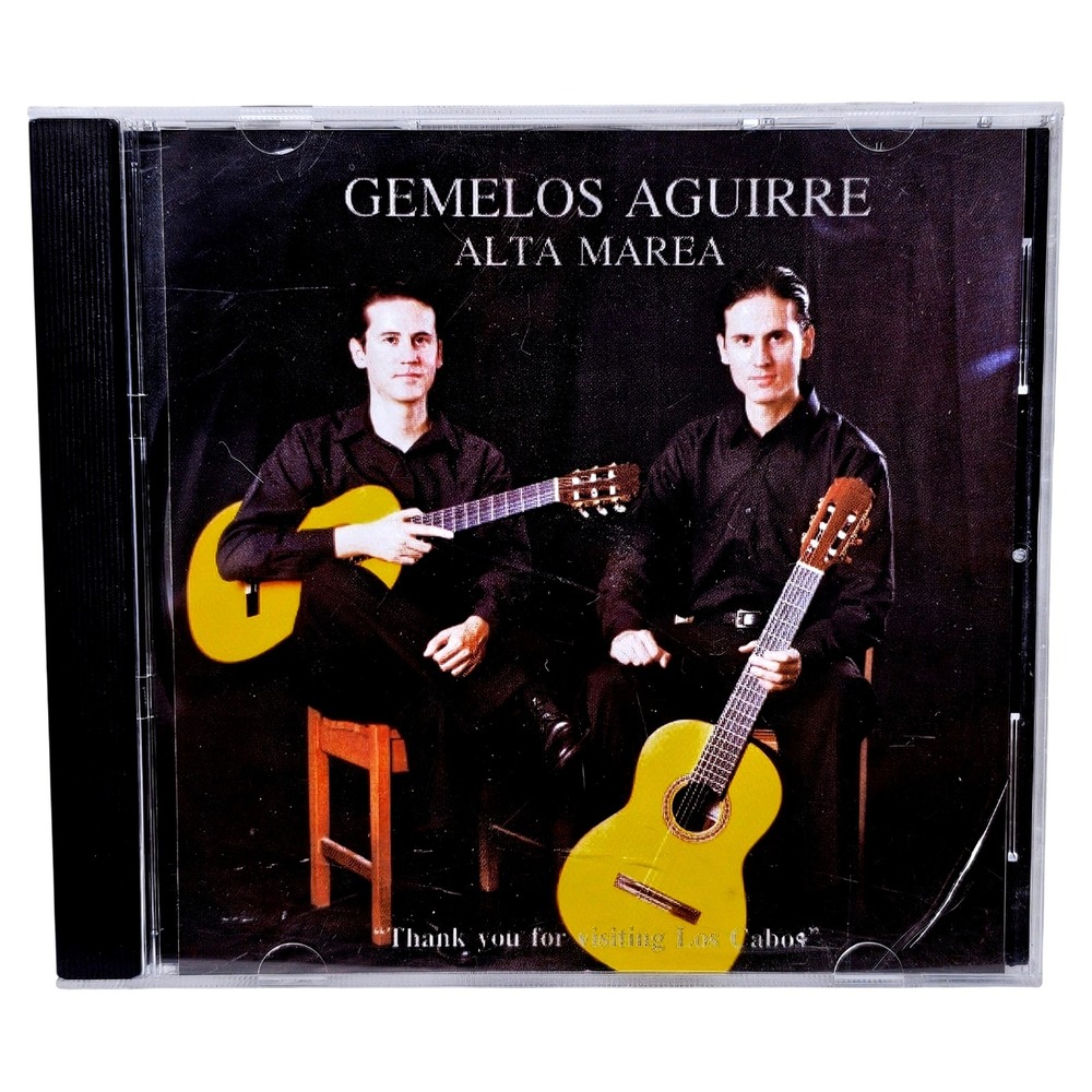Gemelos Aguirre Alta Marea Latin Acoustic Guitar CD Mexican Folk Los Cabos EUC
